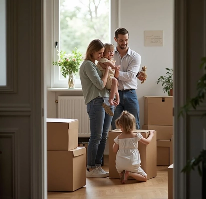 Umzug mit Kindern