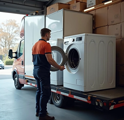Waschmaschinentransport